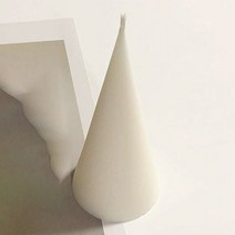 F5NATURE 크리스마스캔들 오브제 원뿔캔들 블랙체리, 그린