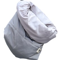 펫츠몬 반려동물 패딩이동 슬링백, 그레이