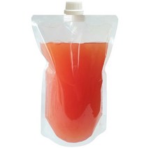 생활을그리다 음료 투명 스파우트 파우치 15 x 23 cm 600ml, 대, 1개입, 25개