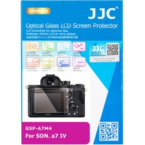 JJC 소니 카메라 9H 강화유리 액정보호필름, GSP-A7M4, 1개