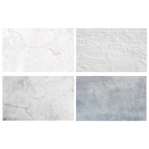 사진 촬영 스톤 패턴 배경지 4종 세트, Cement, 1세트