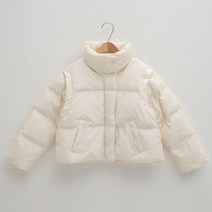 나인 여성용 투웨이 슬리브 오버핏 숏패딩 JP-518