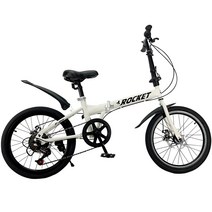 닥터바이크 접이식 미니벨로 E1 BIKE F-20, 화이트, 146cm