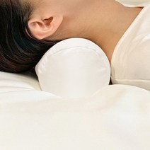 일담 빨아쓰는 원통형 베개, 크림화이트, 1개