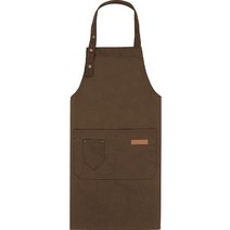 생활공식 길이조절 바리스타 방수 앞치마, 1개, 브라운