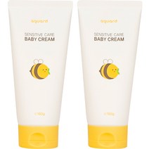 아가드 센서티브케어 아기 크림, 160g, 2개
