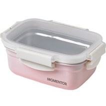 모멘토 스테인레스 세라믹 밀폐 용기 630ml 글램핑크, 단품, 1개