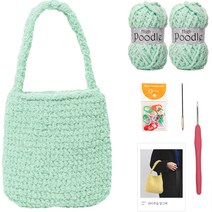 yarna 하이푸들 망고백 DIY 패키지, 5 베이비민트, 랜덤발송(단수링), 1세트