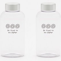 쓰임 그린 플래닛 에코젠 보틀 2p, 혼합색상, 500ml