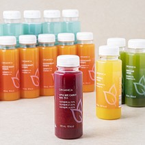 올가니카 원데이 클렌즈 미니 주스 랜덤발송, 21개, 190ml