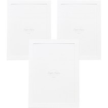 모노라이크 스탠딩 페이퍼 프레임 A4 3p, 화이트