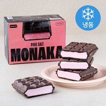 스키니피그 핑크솔트 모나카 아이스크림 (냉동), 140ml, 4개