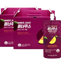 낫띵베럴 이너주스 유산균 푸룬주스, 20개, 120ml