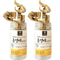 반려동물 도기쉐프 동결건조 통명태 슬라이스 간식, 명태, 2개