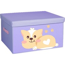 테라스룸 캐릭터 접이식 다용도 정리함, 퍼플