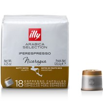 일리 아라비카 셀렉션 니카라과 캡슐커피 18p, 120.6g, 1개