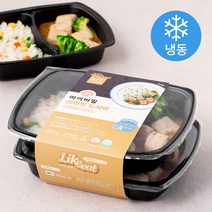 마이비밀 라이킷 도시락 야채볶음밥과 치킨커리 2개입 (냉동), 420g, 1개