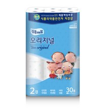잘풀리는집 2겹 오리지널 화장지 35m, 30롤, 1팩