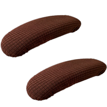 오늘도양 의자 팔걸이 커버 2p, 다크브라운