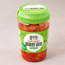 풀무원 깔끔한 썰은김치 비건 용기형, 400g, 1개