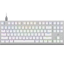 커세어 K60 RGB PRO TKL OPX 게이밍 기계식 영문 키보드, 텐키리스, 화이트