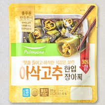 풀무원 아삭고추 한입 장아찌, 300g, 1개