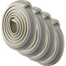 원더파파 폭신폭신 투톤 모서리 보호대, 그레이, 4개, 2m