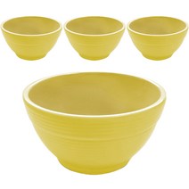 로야 멜라민 공기 12cm, 연노랑, 4개