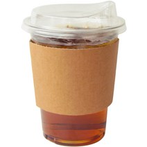 아이엔피 PET 아이스컵 바디 지름 98mm 480ml + 드링킹리드 + 홀더 세트, 50세트