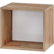 양지가구 공간박스 책장, 멀바우, 1단