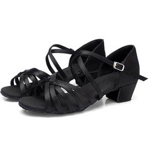 올러바웃 라틴 댄스화, 블랙, 220