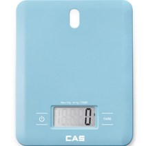 카스 가정용 디지털 주방 저울, 1kg, 스카이블루, KE-2700