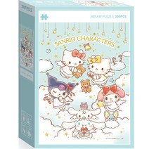 아동용 산리오 캐릭터즈 천사 직소퍼즐 SAN-A03-029, 300피스, 혼합색상