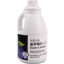 딜라잇가든 프룻스타 블루베리스무디 베이스, 2kg, 1개