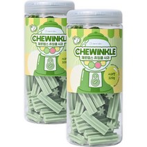 제로랩스 강아지 츄잉클 사과 덴탈껌, 사과맛, 320g, 2개