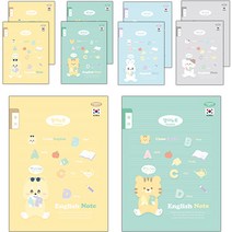 펜피아 800 초등제본 1-6 영어 노트, 랜덤발송, 10개