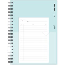 10000 메인 페이지 PP 포켓 화일노트, 민트, 1개
