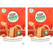 우리가스토리 탑코코 코코넛크래커 땅콩맛, 2개, 180g