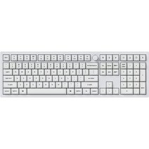 키크론 Q6 Knob White Frame RGB 핫스왑 적축 유선키보드, 일반형, 쉘 화이트, Q6 P1