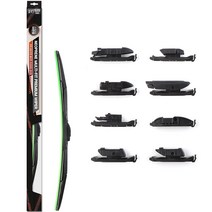 차싹 수입차용 네오프렌 멀티핏 프리미엄 와이퍼 + 기본 어댑터 9종 세트