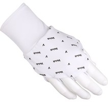 볼빅 모노그램 골프 손등 장갑 토시 가리개 오른손용, 화이트