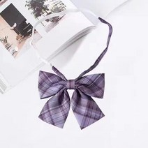 다해유 아동용 유이닝 아름다운 체크 배틀넥타이