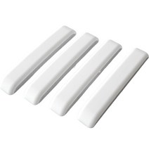 오토반 블랙슈트 라벨반사 차량용 도어가드 4p, 화이트, 1개