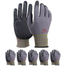 쓰리엠 슈퍼터프 NBR 스마트 터치 안전장갑 M, 혼합색상, 6세트