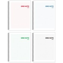 아이엠노트 위드나 4mm 그리드 PP노트 4종 세트 80-0041, 랜덤발송, 1세트
