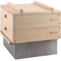 키친아트 편백나무 2단 찜기 풀세트 KAP-C332L, 315 x 300 x 292 mm, 1개