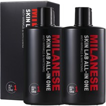 밀라네제 남성용 스킨랩 올인원, 200ml, 2개