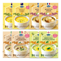 폰타나 컵수프 60g 머쉬룸2P+콘2P+브로콜리2P+어니언2P, 1세트