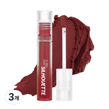아임미미 립 실루엣 매트 벨벳 틴트 4ml, 06 프레피 브릭, 3개