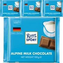 리터 스포트 알파인 밀크초콜릿, 100g, 4개